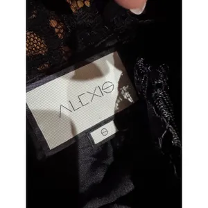 Alexis Helina Black White Bodycon Midi Dress Sleeveless Cocktail Size S thumbnail 4