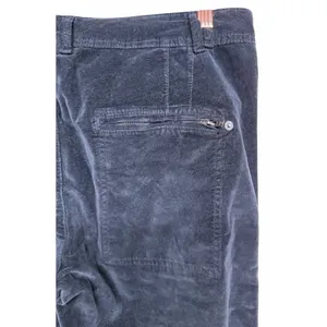Free People Hit‎ Back Slim Flare Pants Black Velvet Women's Size 8 thumbnail 8