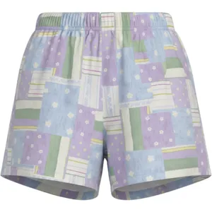 Secret Treasures Pajama Shorts Women Y2K Lounge Sleep Purple Blue Pastel Patchwork Cottagecore M thumbnail 1