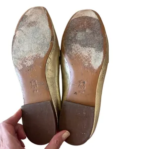 Tory Burch Gemini Link Metallic Gold Loafers‎ 9 thumbnail 5