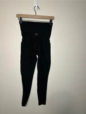 Beyond the bump Spacedye Love the Bump Maternity Pocket Midi Legging charcoal XS thumbnail 11
