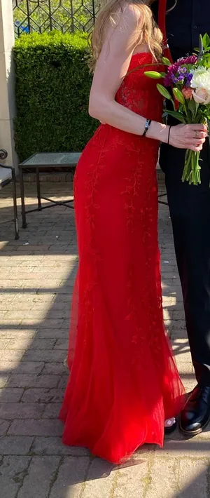 Prom dress Red Size 0 thumbnail 3