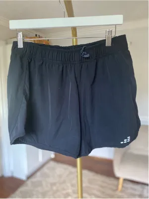 BCG Running Black Athletic Lined Shorts Performance Activewear Gym Running Large thumbnail 2