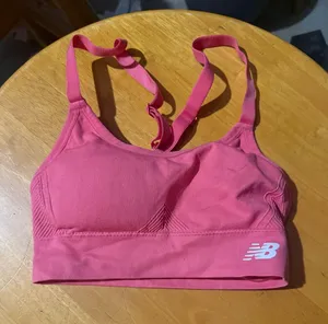 New Balance Sports Pink Bra thumbnail 1