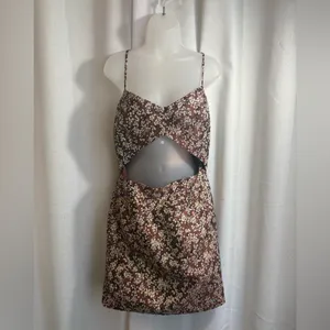 NWT LEYDEN Cutout Printed Cami Sheath Dress | Blossom Jacquard Size‎ XL 0429 thumbnail 3