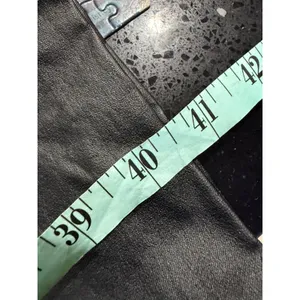 ZARA Faux Leather Drawstring Wide Leg Pants‎ Black XS thumbnail 8
