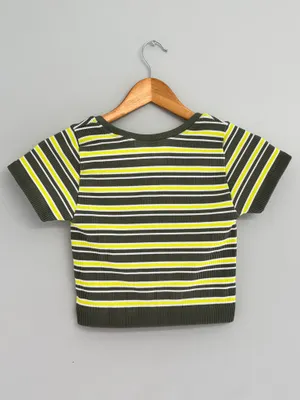 OFFLINE by Aerie seamless striped top NWT thumbnail 9