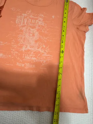 Ralph Lauren Orange Short-Sleeve Graphic Crewneck Tee thumbnail 6