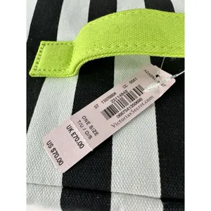 Victoria’s Secret Travel Case Pink Black Stripe Sexy Little Things NWT Gift thumbnail 8
