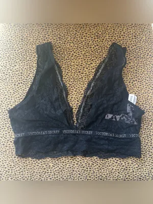 Victoria’s Secret Black Lace Bralette thumbnail 2