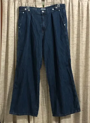 Universal Thread High Rise Two Way Denim Trousers  thumbnail 1