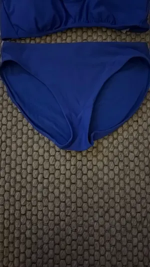 Royal Blue Target Bathing Suit set thumbnail 5