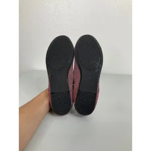 Rothys The Flat Womens 6 Red White Blue Patterned Knit Round Toe‎ Ballet Flats thumbnail 7