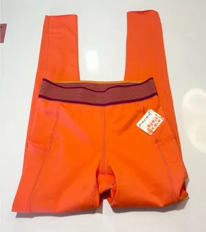 NWT FP Movement Endurance orange leggings size XS thumbnail 1