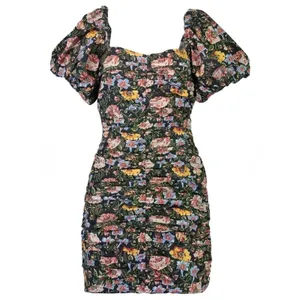 NWT Rhode‎ Suzette Puff Sleeve Mini Dress Floral Cotton Sz 2 $450 thumbnail 6
