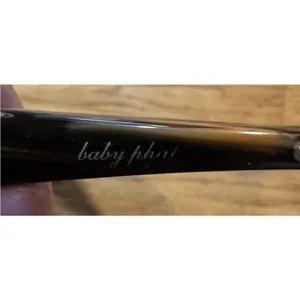 Baby Phat Y2K 90s Frames EYEGLASSES Glasses Brown & Silver Open Temple thumbnail 6