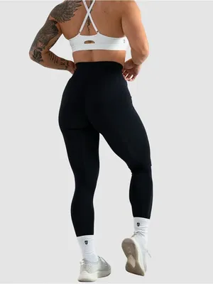 GYMREAPERS Black Infinity Seamless Leggings Size XL thumbnail 7
