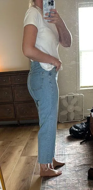 ASOS Cropped wide leg jeans thumbnail 1