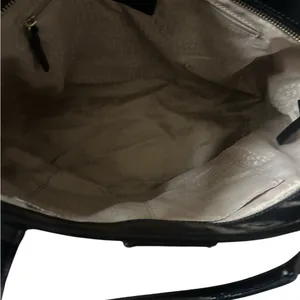 Kate Spade Black Perforated Harmony Metro Patent Leather Tote thumbnail 7