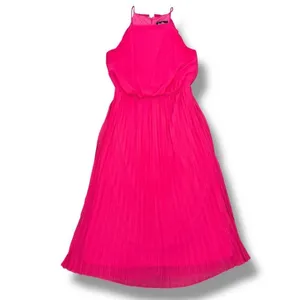 Sam Edelman‎ Pleated Skirt Fit Flare Sleeveless Midi Dress Sundress Pink Small thumbnail 14