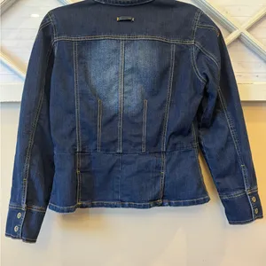 Vintage Gitano Dark Wash Distressed Jean‎ Jacket size small thumbnail 4