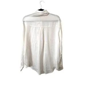 PIPPA THE LABEL Satin‎ Button Down White NWT XS thumbnail 2