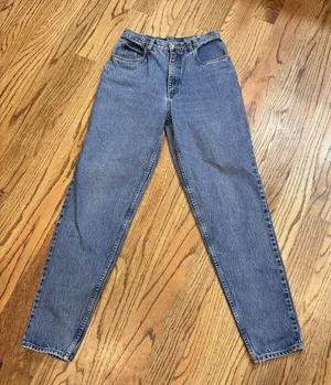 Vintage Lawman Jeans Women's Size 9 High Rise Tapered Mom‎ Jeans Embroidered thumbnail 1