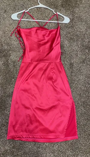 Satin Bodycon Dress  thumbnail 1