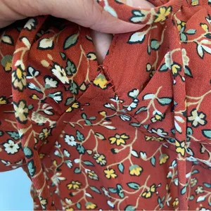 Trixxi Floral Mini Dress - Rust thumbnail 3