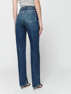 Reformation Cynthia Straight Long Jeans High-Rise thumbnail 3