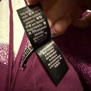 Victoria’s Secret Purple Lingerie Chemise Slip Nightie L Large Lace Trim thumbnail 11