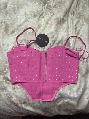 white fox corset top thumbnail 2