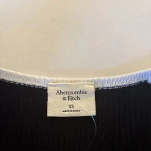 Abercrombie & Fitch Women Ribbed Black White Trim Bodycon Dress Sleeveless XS thumbnail 6