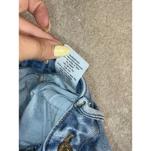 judy blue raw hem colorblock 3/26 wide leg crop thumbnail 4
