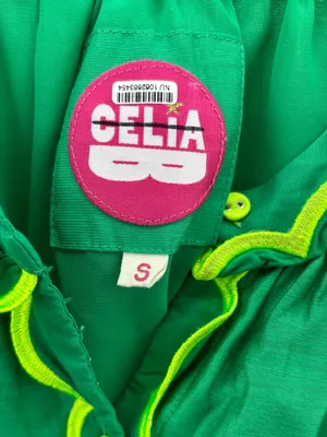 Celia B Tiered Emerald Flame Midi Dress thumbnail 5