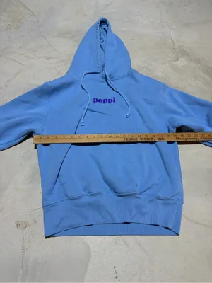 Poppi target Blue Pullover Hoodie medium thumbnail 2