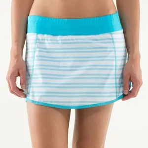 Lululemon Run: Track Attack Skirt Twin Stripe Spry Blue / Spry Blue thumbnail 2