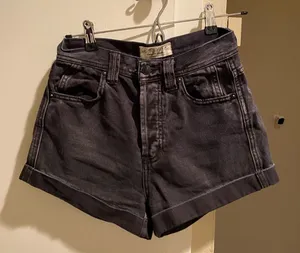 free people high waisted high rise denim shorts thumbnail 1