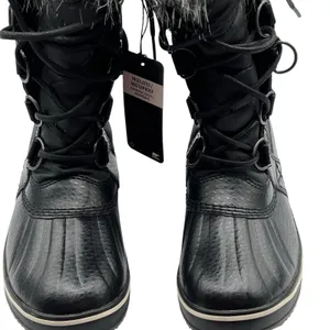 Sorel Womens Size 6.5 Tofino II Waterproof Faux Fur Trim‎ Boots Black Stone NWT thumbnail 4