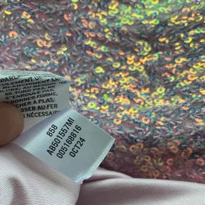 NWT Abound Pink Iridescent Sequin Bodycon Mini Dress Small Party Cocktail thumbnail 6