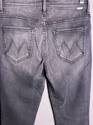 Mother Denim Insider Step Crop Fray in “Miss Moody Two Shoes Racer” size 28. thumbnail 8