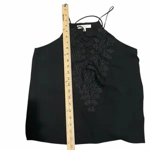 WAYF Lace up Black Camisole Size Small thumbnail 7