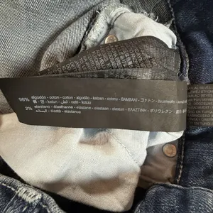 Zara Jeans Women's 6 Blue Mid Rise Straight Slim Stretch Denim EU 38 Minimalist thumbnail 4