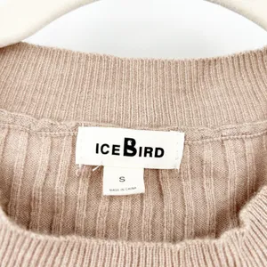 IceBird Womens Minimalist Cozy Ribbed Knit Sweater Vest Knit Tank Top Size S Tan thumbnail 2