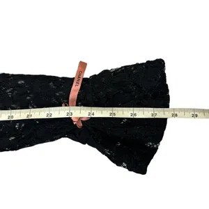 Pretty Little Thing Women's Black Lace Flare Sleeve Top thumbnail 5