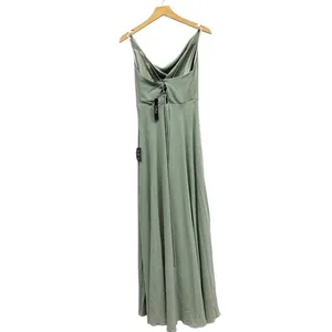 Lulus Sage Green Lace-Up Dress (Large) NWT thumbnail 3