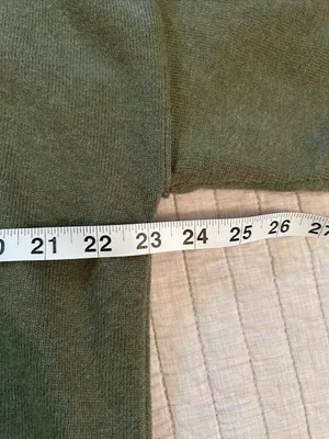 J. Crew olive green drop shoulder, cotton, classic crewneck sweater XL thumbnail 10