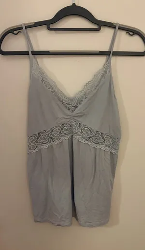 Daisy Fuentes Pale Blue Scoop Neck Cami thumbnail 1