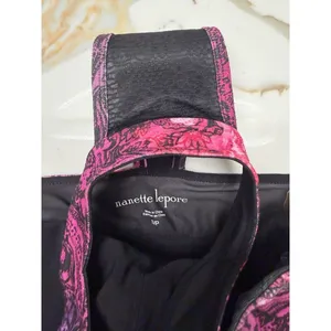Nanette Lepore Paisley‎ Floral Lace-Up Front Sports Bra thumbnail 3