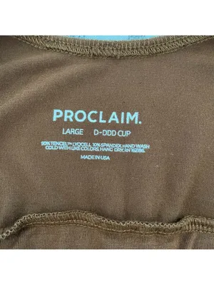 Reformation Proclaim Everyday Bralette Ella Nude Size L (D-DDD Cup) Minimalist thumbnail 3